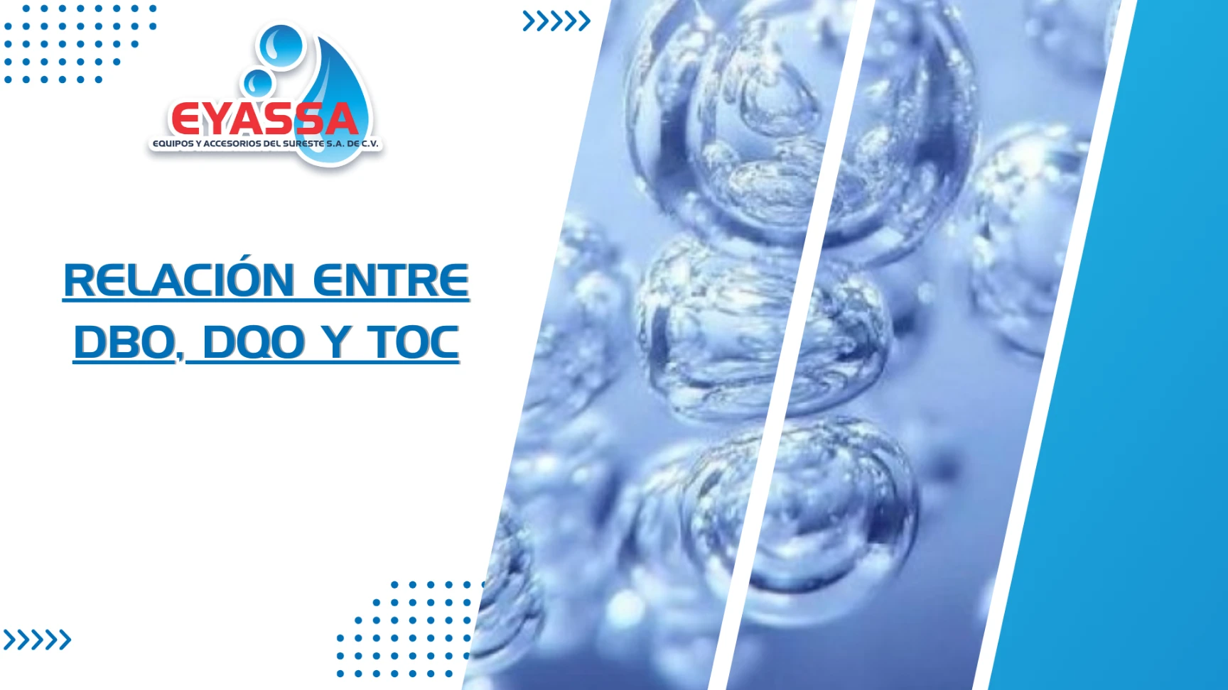 ¿Cuál es la relación entre DBO, DQO y TOC y su diferencias ¿Cuál es la relación entre DBO, DQO y TOC y su diferencias